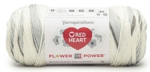 Red Heart Flower Power - Silver Sage